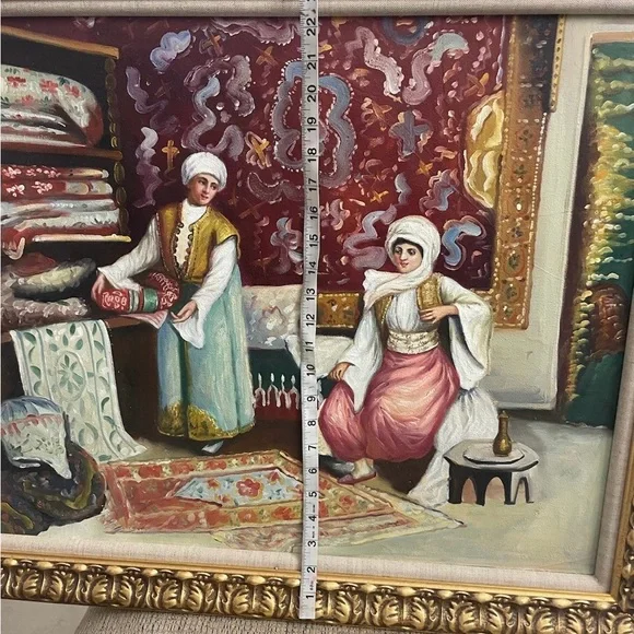 Arabian Rug Seller Paint- Hand paint - Picture 7 of 7